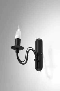 Wandleuchten|Küchenlampen*Sollux Wandleuchte FIORANO in Schwarz