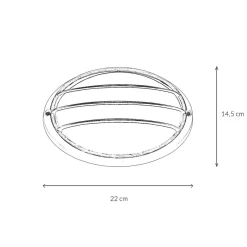 Easylight Wandleuchte für Außen Kupfer Antik AMSTERDAM B:22cm< Rustikale Lampen|Maritime Lampen