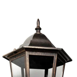 Easylight Wandleuchte für Außen Schwarz Kupfer BRISTOL II IP44 E27< Rustikale Lampen|Rustikale Außenleuchten