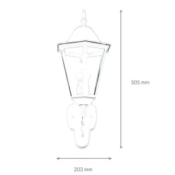 Easylight Wandleuchte für Außen Schwarz Kupfer BRISTOL II IP44 E27< Rustikale Lampen|Rustikale Außenleuchten