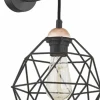 TK Lighting Wandleuchte GALAXY Schwarz Metall Modern Design< Wandleuchten