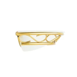 Easylight Wandleuchte Glas Schirm in Weiß Messing< Wandleuchten|Flurlampen