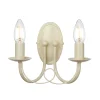 Elstead Wandleuchte GOTICA 5 Creme Gold Kerzenform Lampe< Wandleuchten|Rustikale Lampen