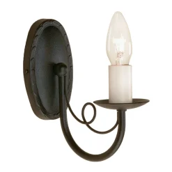 Elstead Wandleuchte GOTICA 5 Schwarz Kerzenform Wand Lampe< Wandleuchten|Rustikale Lampen