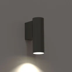 Wandleuchten|Flurlampen*Nowodvorski Wandleuchte Grau GU10 R35 Metall Modern H: 12 cm klein