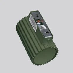 Sollux Wandleuchte GU10 H: 10 cm klein in Grün Modern Aluminium< Flurlampen|Wohnzimmerlampen