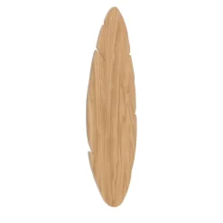 TK Lighting Wandleuchte Holz Deko 51 cm Blatt indirektes Licht Boho< Flurlampen|Holzlampen
