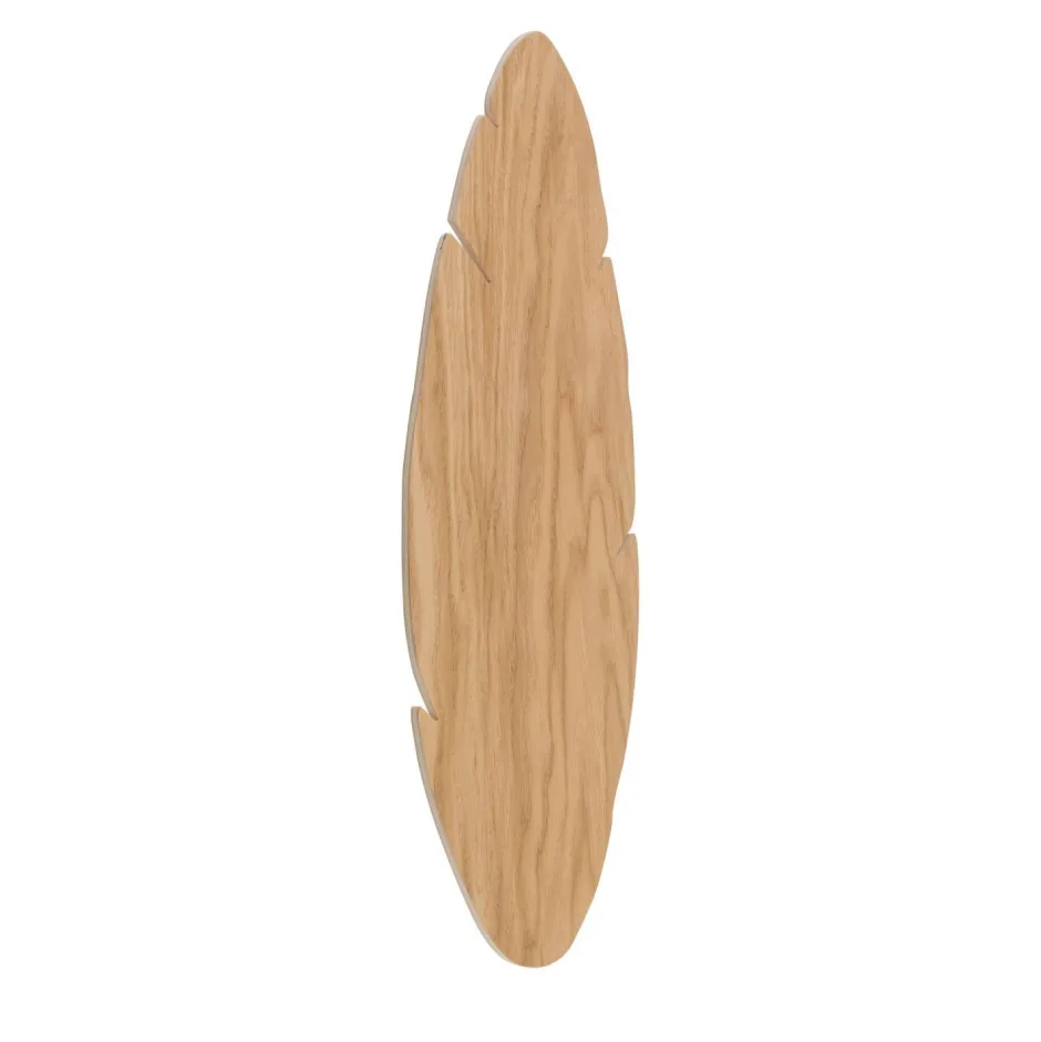 TK Lighting Wandleuchte Holz Deko 51 cm Blatt indirektes Licht Boho< Flurlampen|Holzlampen
