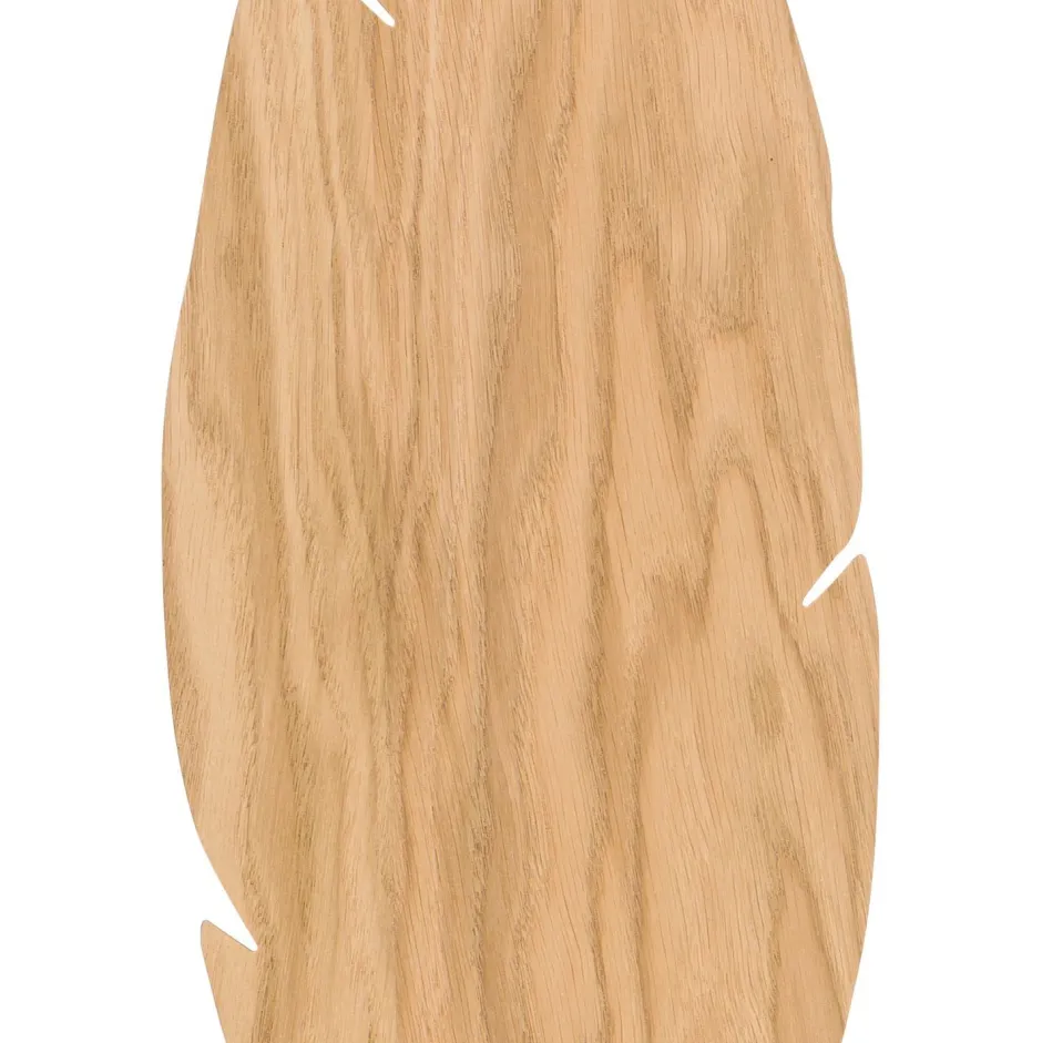 TK Lighting Wandleuchte Holz Deko 51 cm Blatt indirektes Licht Boho< Flurlampen|Holzlampen