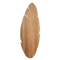 Wandleuchten|Flurlampen*TK Lighting Wandleuchte indirekt Holz H: 69 cm Blatt Natur Design 4x G9
