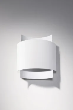 Sollux Wandleuchte innen Up Down Metall Weiß H: 23 cm G9< Wandleuchten|Flurlampen