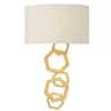 Elstead Wandleuchte JANNE Creme Gold B:30cm Design Lampe< Wandleuchten|Flurlampen