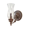 Wandleuchten|Rustikale Lampen*Elstead Wandleuchte JASCHA Bronze Klar Design Lampe