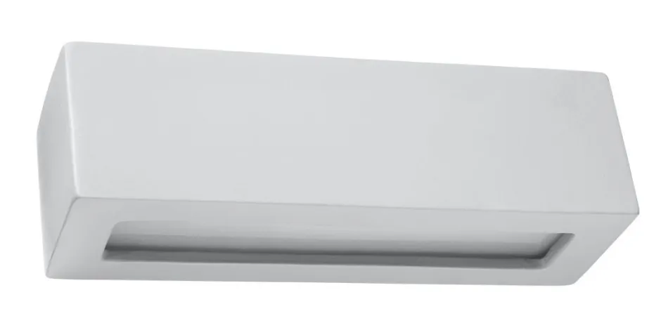 Sollux Wandleuchte Keramik 32,5 cm Grau E27 indirekt Up Down< Wohnzimmerlampen|Keramiklampen