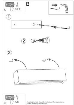 Sollux Wandleuchte Keramik 32,5 cm Grau E27 indirekt Up Down< Wohnzimmerlampen|Keramiklampen