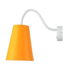 Kinderzimmerlampen|Kinderlampen*TK Lighting Wandleuchte Kinderzimmer Orange Metall 3flmg Ø13cm