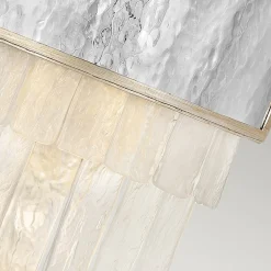 Wandleuchten|Flurlampen*Elstead Wandleuchte klein B: 30,5 cm Edelstahl Kristall 2x E14 Up Down