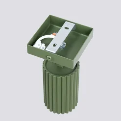 Flurlampen|Wohnzimmerlampen*Sollux Wandleuchte klein B: 8 cm Grün schwenkbar Aluminium GU10