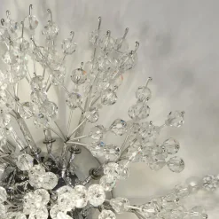 Wandleuchten|Flurlampen*Searchlight Wandleuchte Kristall D: 29 cm 3-flammig G9 rund