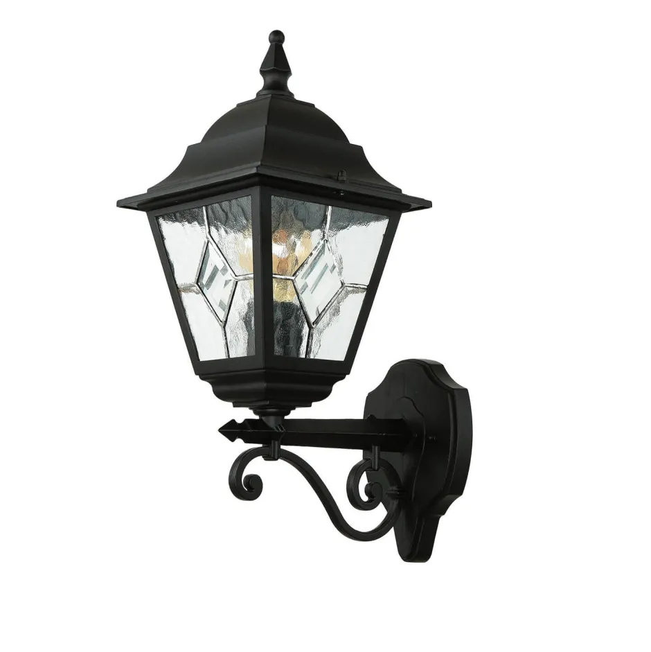 Elstead Wandleuchte LEADWORTH Schwarz IP43 Rustikal Haus< Rustikale Lampen|Vintage Lampen