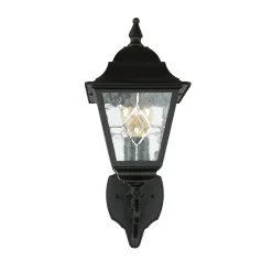 Elstead Wandleuchte LEADWORTH Schwarz IP43 Rustikal Haus< Rustikale Lampen|Vintage Lampen