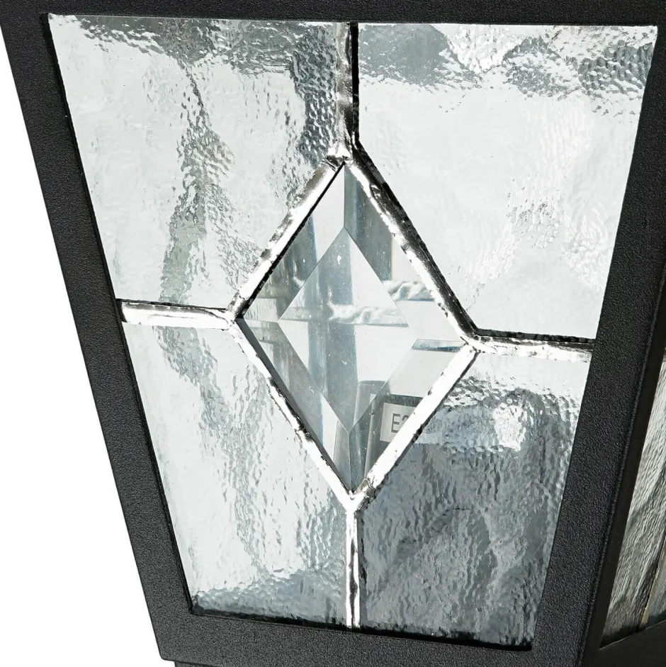 Elstead Wandleuchte LEADWORTH Schwarz IP43 Rustikal Haus< Rustikale Lampen|Vintage Lampen