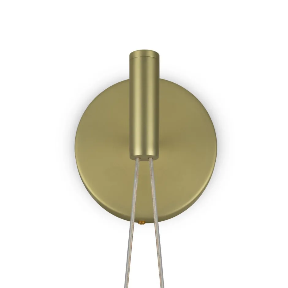 Maytoni Wandleuchte LED Aluminium Glas 133,1 cm hoch in Gold< Led Lampen|Wandleuchten