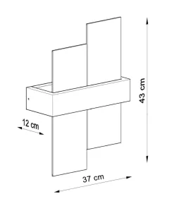 Wandleuchten|Flurlampen*Easylight Wandleuchte LEDA in Echtholz