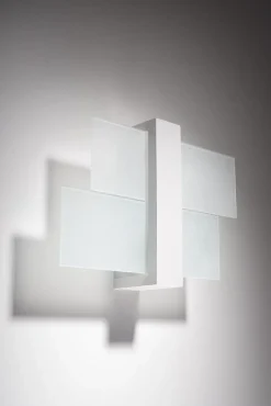 Sollux Wandleuchte LEDA in Weiß< Wandleuchten|Flurlampen