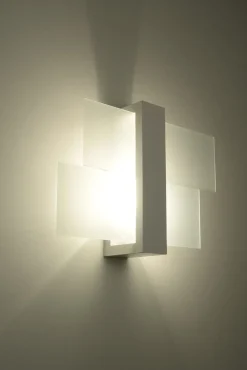 Sollux Wandleuchte LEDA in Weiß< Wandleuchten|Flurlampen