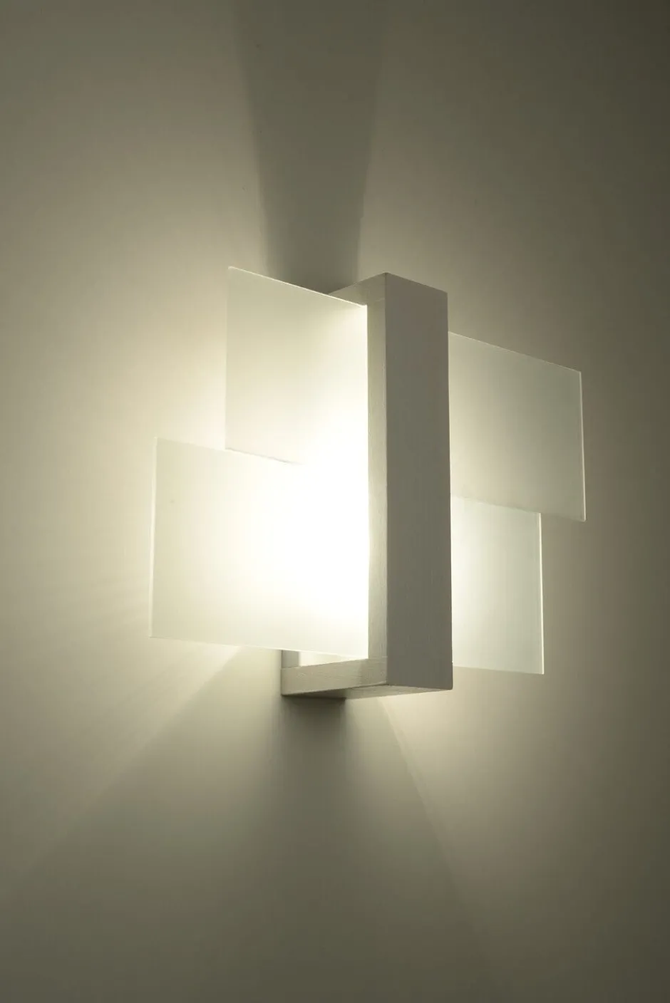 Sollux Wandleuchte LEDA in Weiß< Wandleuchten|Flurlampen