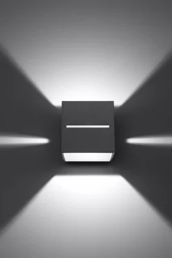 Wandleuchten|Flurlampen*Sollux Wandleuchte LORUM in Grau