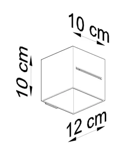 Wandleuchten|Flurlampen*Sollux Wandleuchte LORUM in Grau