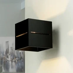 Wandleuchten|Flurlampen*Sollux Wandleuchte LORUM in Schwarz