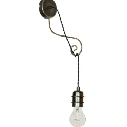 Luminex Wandleuchte MALVIN in Altmessing< Wandleuchten|Küchenlampen