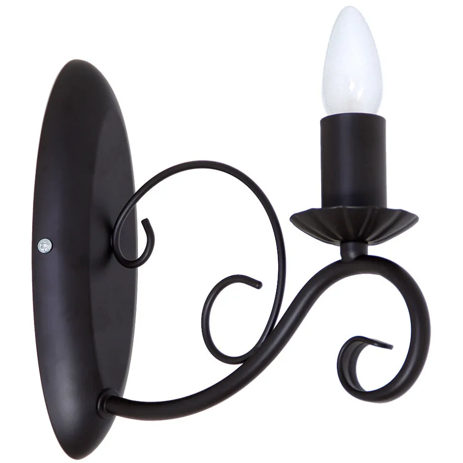 Wandleuchten|Esszimmer Lampen*Luminex Wandleuchte MAURO in Schwarz