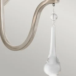 Wohnzimmerlampen|Metall Lampen*Elstead Wandleuchte Metall E14 38,1 cm hoch in Zinn 2-flammig