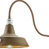 Wohnzimmerlampen|Metall Lampen*Ferroluce Wandleuchte Metall E27 45 cm hoch Vintage Design