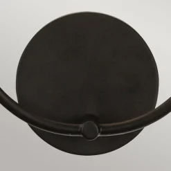 Elstead Wandleuchte Metall Glas 30,5 cm breit Schwarz E14 2-flammig< Wandleuchten|Metall Lampen