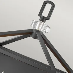 Elstead Wandleuchte Metall H: 43,1 cm Schwarz Nickel poliert< Wandleuchten|Flurlampen