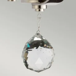 Elstead Wandleuchte Metall in Nickel E14 Klassisch dekorativ< Wandleuchten|Flurlampen