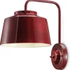 Ferroluce Wandleuchte Metall Keramik 34 cm hoch Bordeaux E27< Wohnzimmerlampen|Keramiklampen
