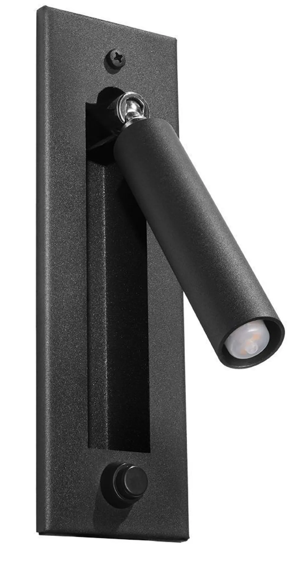 Sollux Wandleuchte Metall Schwarz verstellbar H: 20 cm G9 Lesen< Wandleuchten|Flurlampen