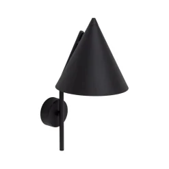 TK Lighting Wandleuchte Metall Schwarz H: 38 cm E27 Retro Design< Wandleuchten|Küchenlampen