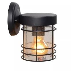 Außenwandleuchten|Metall Lampen* Wandleuchte Metall Schwarz IP23 E27 Haus Haustür Garten