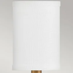 Elstead Wandleuchte Metall Stoff H: 45,6 cm Jugendstil E14< Wandleuchten|Rustikale Lampen