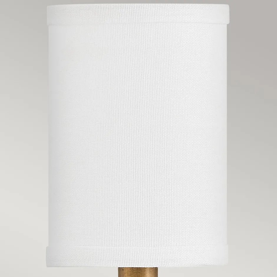 Elstead Wandleuchte Metall Stoff H: 45,6 cm Jugendstil E14< Wandleuchten|Rustikale Lampen