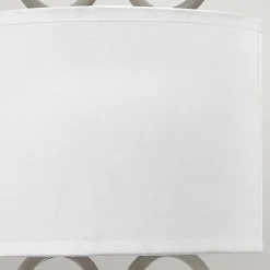 Wandleuchten|Flurlampen*Elstead Wandleuchte Metall Stoff Glas 51,5 cm hoch 5x E14 elegant