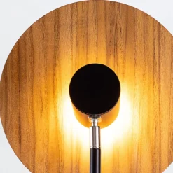 Elstead Wandleuchte Metall Teak Holz Furnier GU10 50 cm hoch< Wohnzimmerlampen|Schlafzimmer Lampen