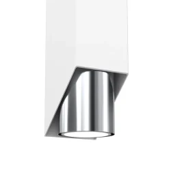 Luminex Wandleuchte Metall Weiß Chrom GU10 stilvoll akzentuiert< Wandleuchten|Flurlampen